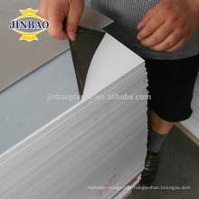 JINBAO preço de fábrica 1 MM 4x8 PVC Livre Espuma Board pvc celuka / placa de espuma de extrusão